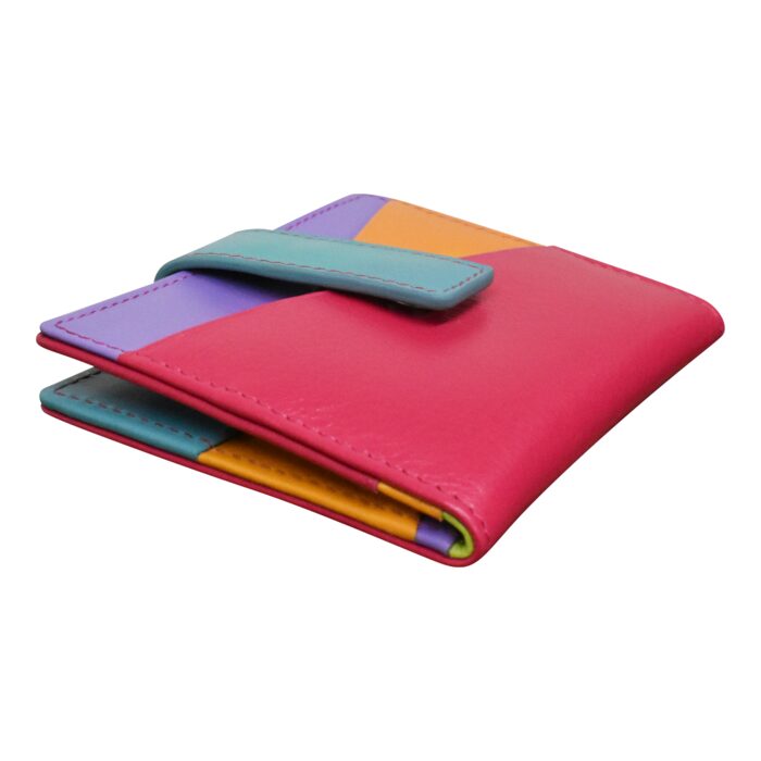 \ILI New York Mini Asymmetric Card Wallet Palm Beach