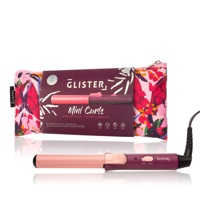 Glister Mini Curls Curling Iron with travel bag