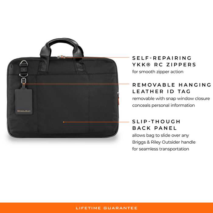 @Work Large Expandable Briefcase