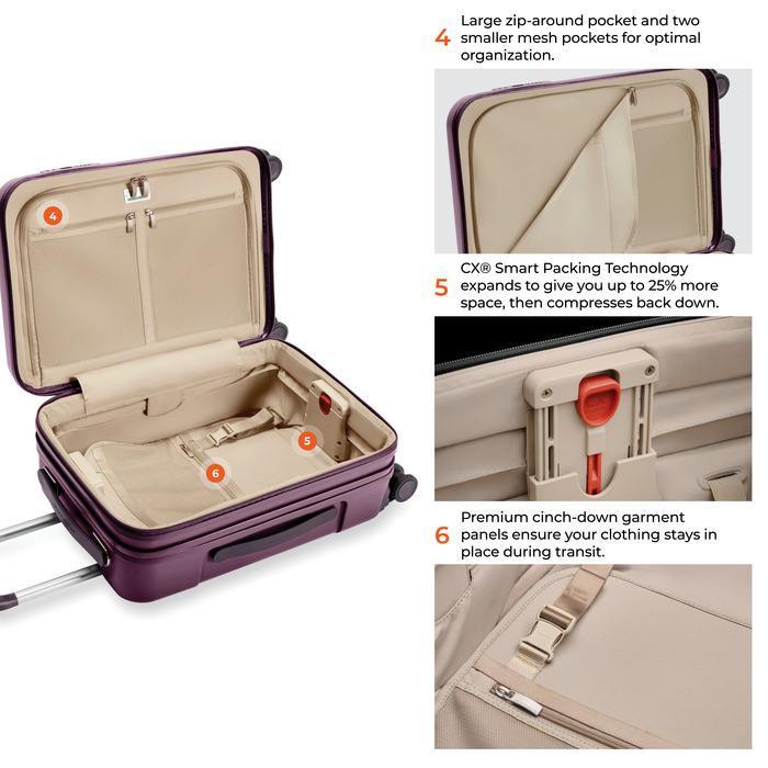 Sympatico 3.0 Essential 22" Front Pocket Carry-on Expandable Spinner