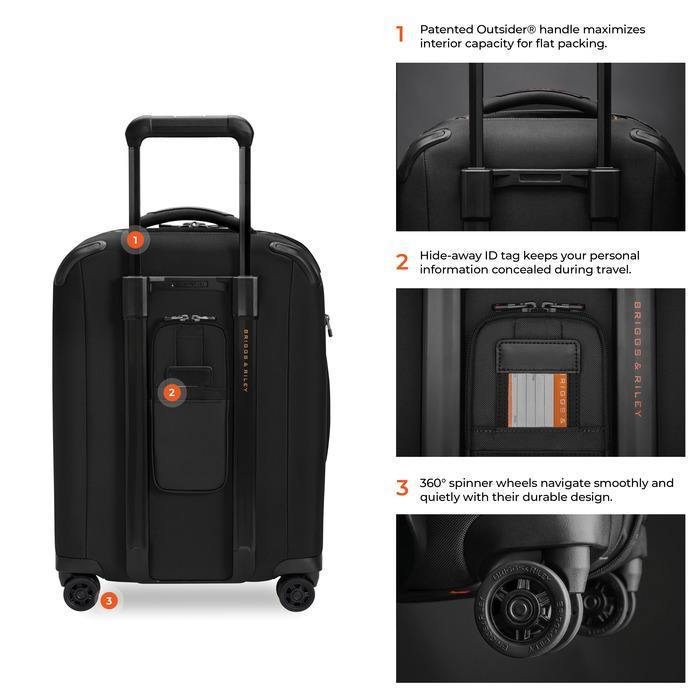 ZDX Global 21" Carry-on Expandable Spinner