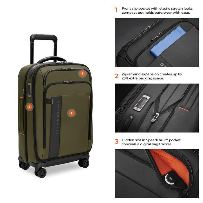 ZDX Essential 22" Carry-on Expandable Spinner