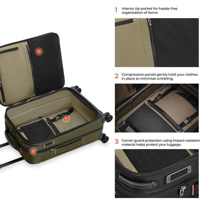 ZDX Essential 22" Carry-on Expandable Spinner