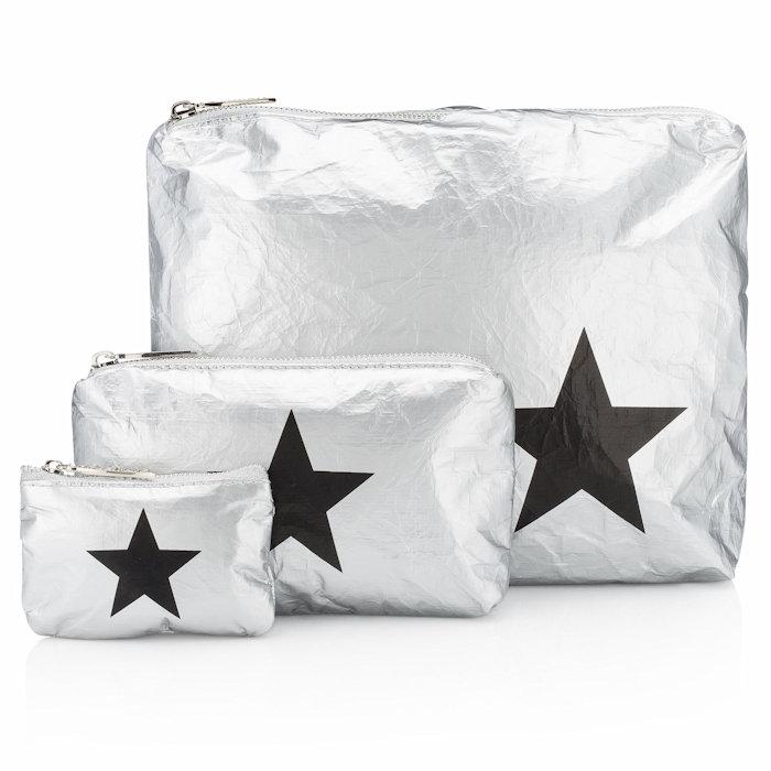 Zipper Pack Black/Silver Star