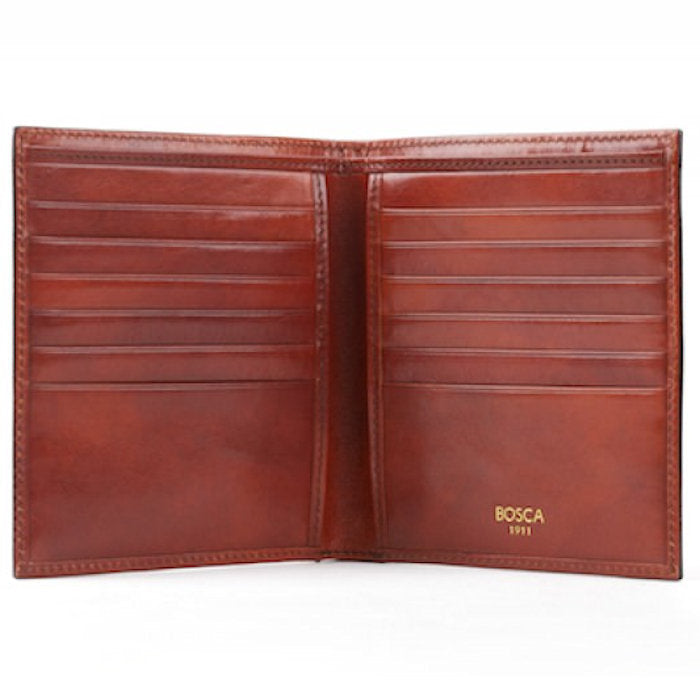 Old Leather 12 Pocket Credit Wallet