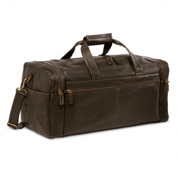 Dorado 21" Multi-Pocket Carry-On Leather Duffel