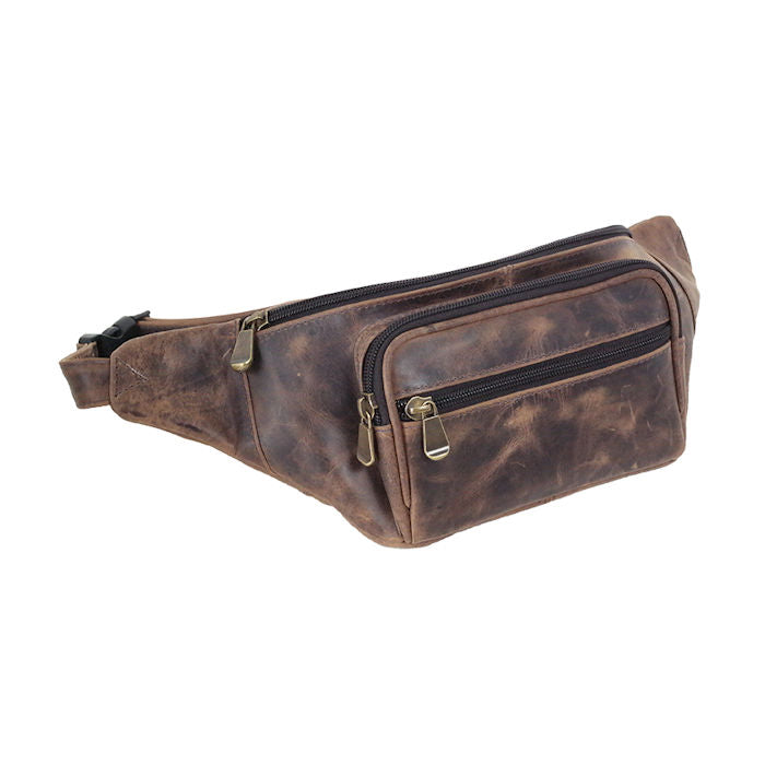 Distress Leather: Waist Pack