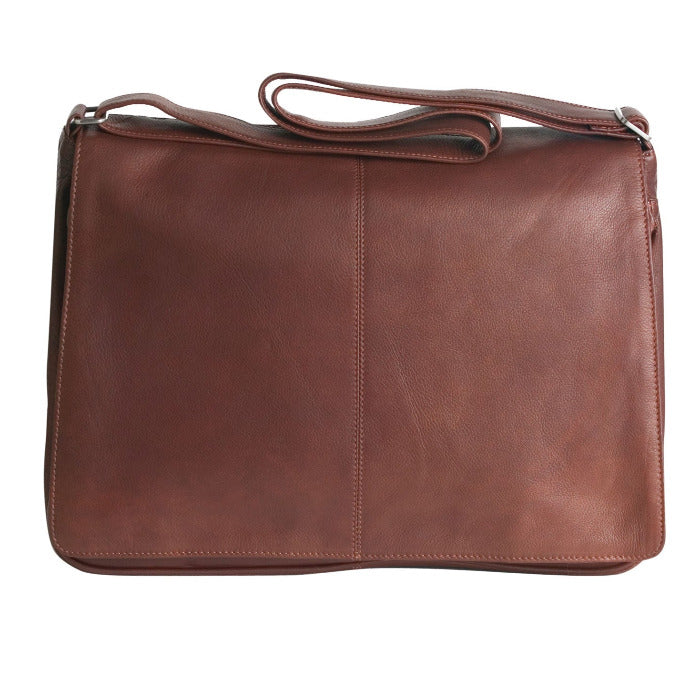 Cashmere Leather Messenger